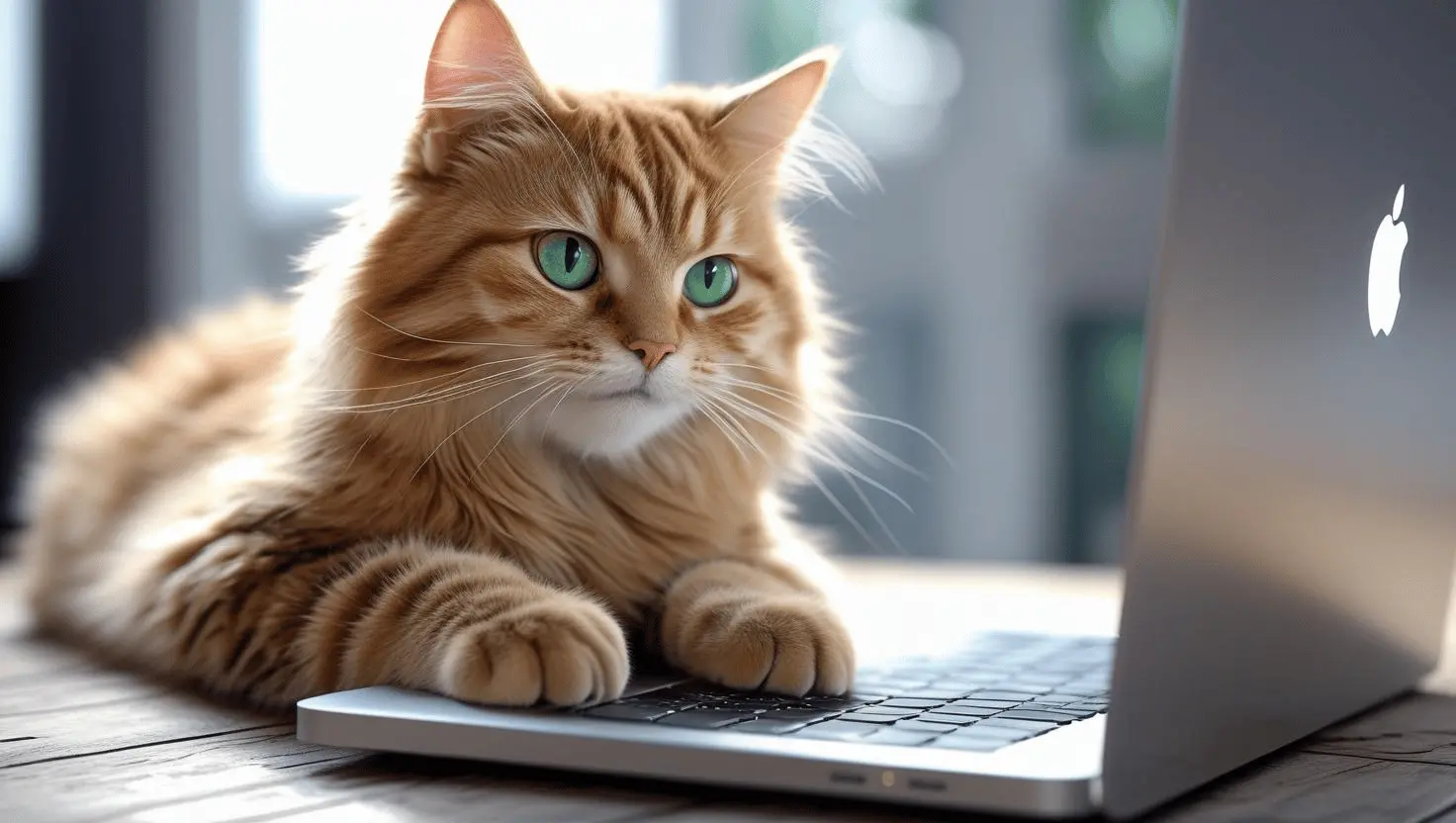 A curious cat watching a laptop screen closely, trying to be part of the activity