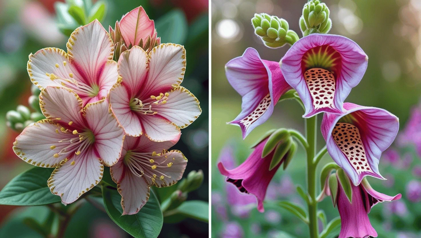 Collage of lilies, tulips, and daffodils